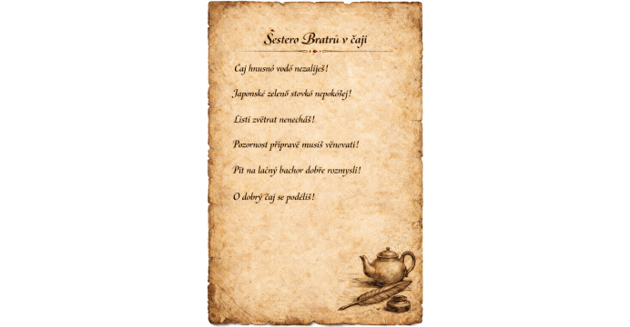 „Šestero“ Bratrů v čaji